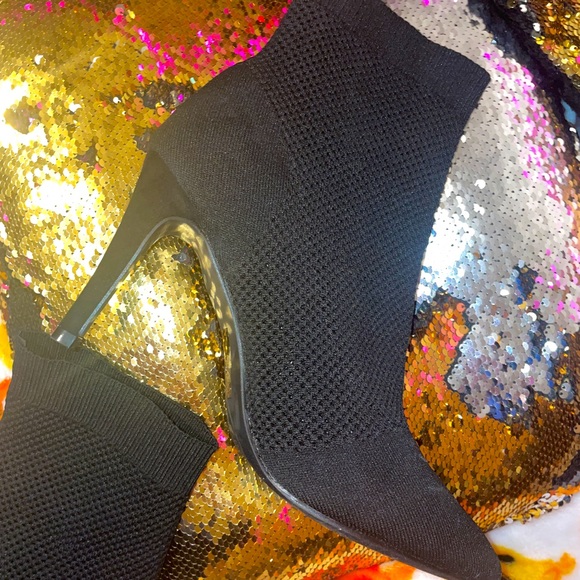 Black MIA Sock Bootie - Picture 3 of 3